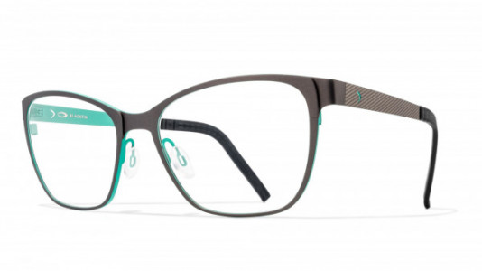 Blackfin Margate Eyeglasses, GREY/AQUA GREEN 557