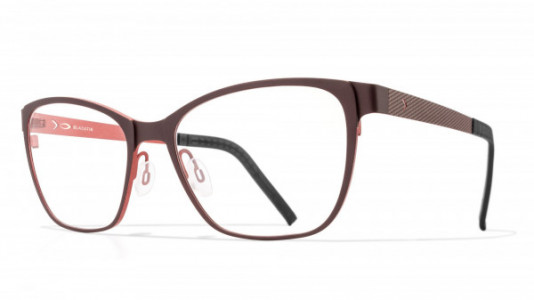 Blackfin Margate Eyeglasses, MOKA/RED 589