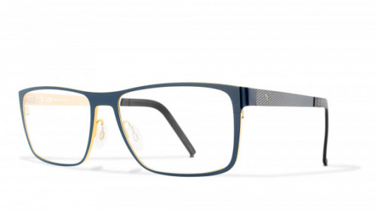 Blackfin Palmer Eyeglasses, Blue & Mustard - C588