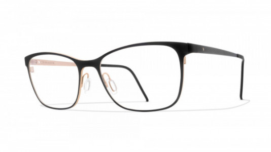 Blackfin Salishan Eyeglasses, Black & Gold - C976