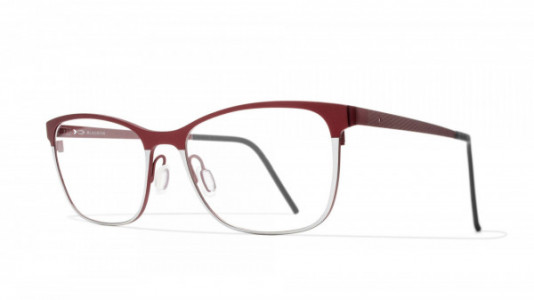 Blackfin Salishan Eyeglasses, Red & Silver - C692