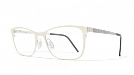 Blackfin Salishan Eyeglasses, White & Silver - C826