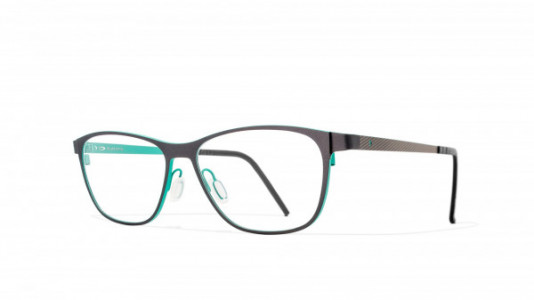 Blackfin Sandy Cay Eyeglasses, Grey & Aqua Green - C557