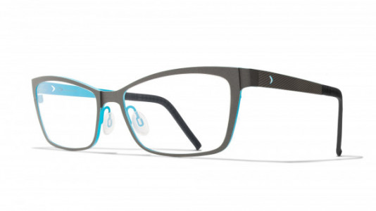Blackfin Victoria Eyeglasses, GUNMETAL/L.BLUE 470