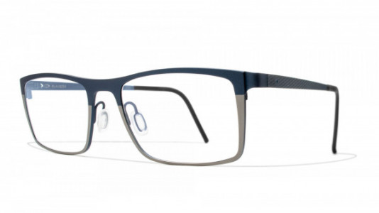 Blackfin Waldport Eyeglasses, Blue & Titanium - C813