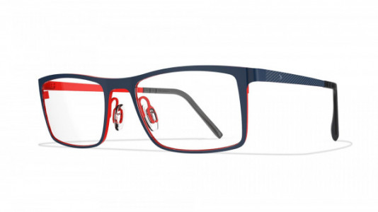 Blackfin Waldport Eyeglasses, Blue & Red - C1011