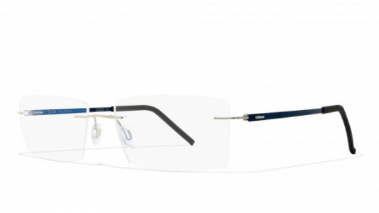 Blackfin Wind Dancer Eyeglasses, Silver & Blue - C457