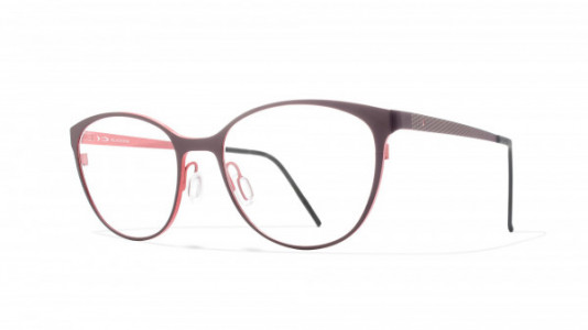 Blackfin Windsor Eyeglasses, Moka & Red - C589