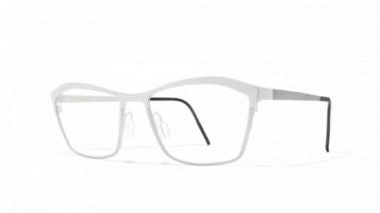 Blackfin Yarmouth Eyeglasses, White & Silver - C682