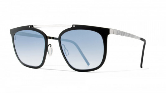 Blackfin Silverton Sunglasses, Black & Silver - C884