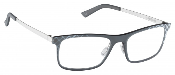 Mad In Italy Amleto Eyeglasses, Grey & Silver - F02
