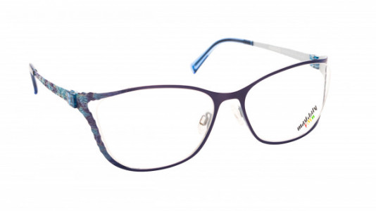 Mad In Italy Begonia Eyeglasses, Lilac/Blue B02