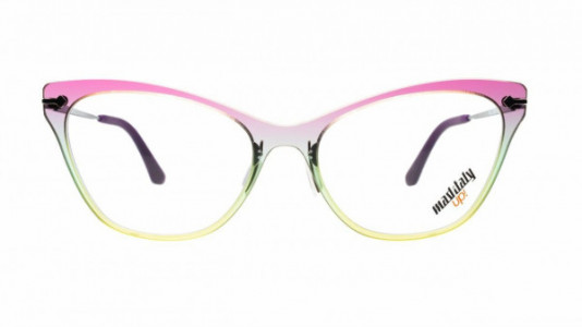 Mad In Italy Butterfly Eyeglasses, Q03 - Rose/Green