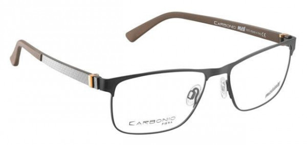 Mad In Italy Dante Eyeglasses, Brown Carbon M02