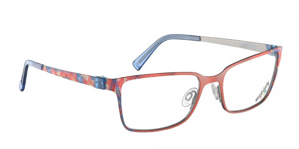 Mad In Italy Ninfea Eyeglasses, Red/Multi R02