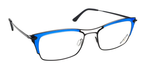 Mad In Italy Orfeo Eyeglasses, Blue & Black - B01
