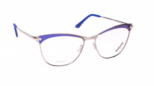Mad In Italy Penelope Eyeglasses, Silver & Purple - V04