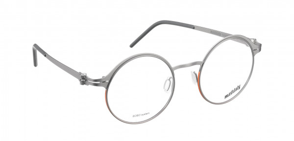 Mad In Italy Raviolo Eyeglasses, Matte Silver G02