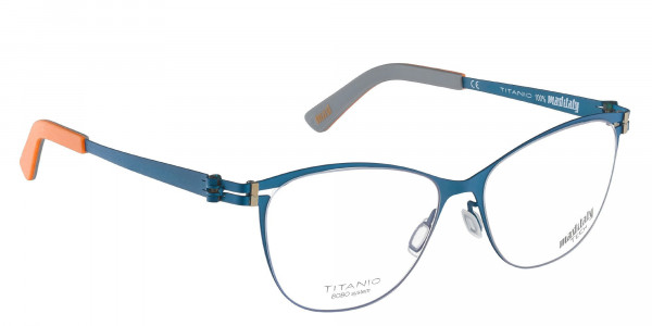 Mad In Italy Terra Eyeglasses, Bobo Blue Titanium Q05
