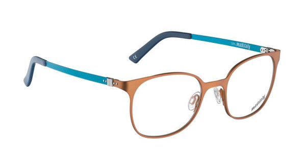 Mad In Italy Tione Eyeglasses, Copper & Aqua - R02