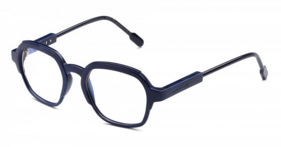 Italia Independent Oliver Eyeglasses, Dark Blue/Blue Acetate .021.022