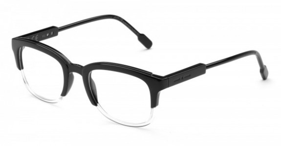 Italia Independent Derek Eyeglasses, Black/Crystal .009.012