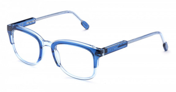 Italia Independent Derek Eyeglasses, Dark Blue/Crystal .021.012