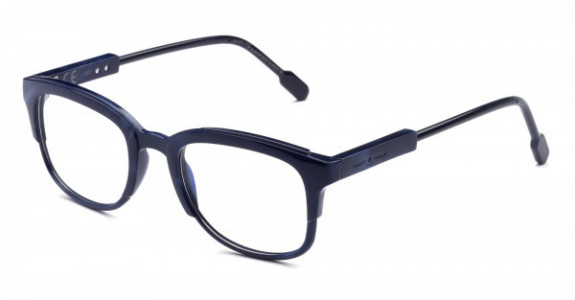 Italia Independent Derek Eyeglasses, Dark Blue/Blue Acetate .021.022