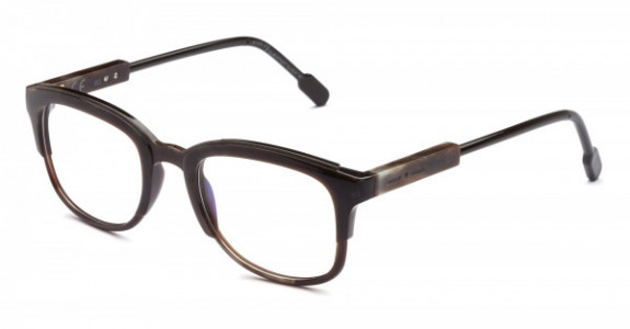 Italia Independent Derek Eyeglasses, Brown Acetate .044.041