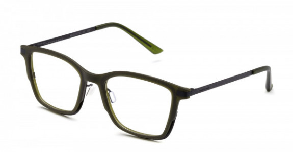 Italia Independent Dan Eyeglasses, Army Green/Black .030.009