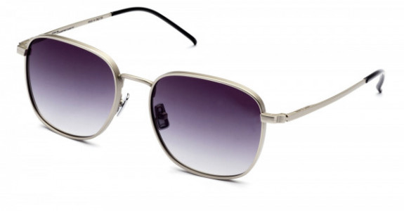 Italia Independent Elliot Sun Sunglasses, Silver (Shaded/Grey) .075.000