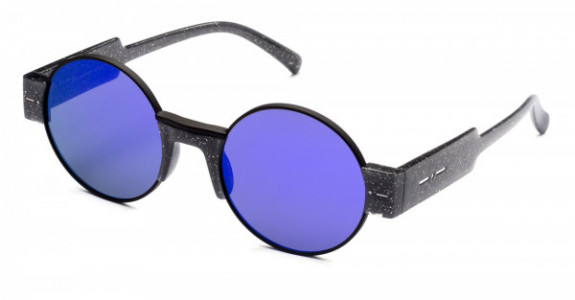 Italia Independent Brooke Sunglasses, Grey Glitter (Mirrored/Violet) .070.GLT
