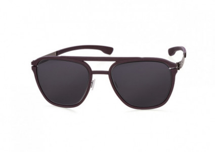 ic! berlin Layup Sunglasses, Graphite-Burgundy