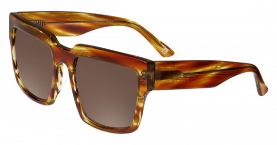 Anne Klein AK7050 Sunglasses, 200 Blonde Horn