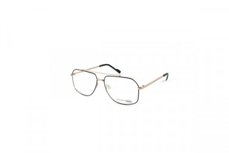 William Morris WM50046 Eyeglasses, BLACK/GOLD (C1)