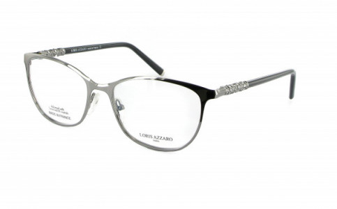 Azzaro AZ35053 Eyeglasses, C1 SILVER/BLACK