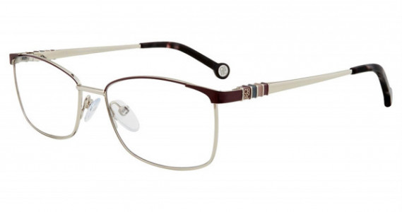 Carolina Herrera VHE114K Eyeglasses, Silver Plum 0S46