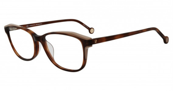 Carolina Herrera VHE776K Eyeglasses, Brown 09XW