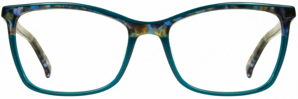 Scott Harris SH-608 Eyeglasses, Blue Demi / Teal