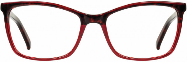 Scott Harris SH-608 Eyeglasses, 3 - Red Demi / Cherry