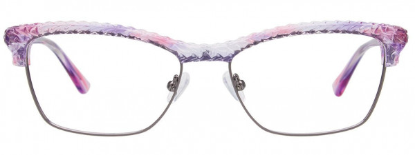 Paradox P5048 Eyeglasses, 030 - Marbled Pink & Dark Grey