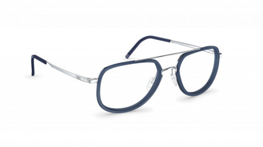 neubau Erwin 3D Eyeglasses, 4510 Denim/eclectic silver