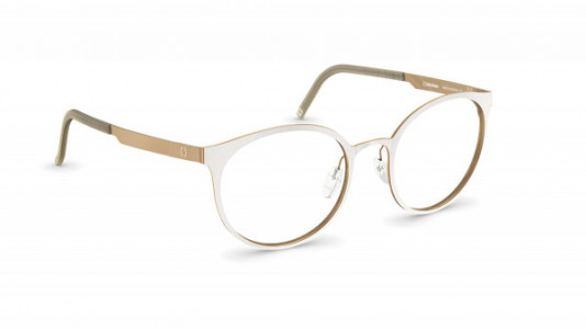 neubau Frida Eyeglasses, 7740 White/gold matte