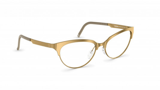 neubau Lotte Eyeglasses, 5640 Boom brass matte