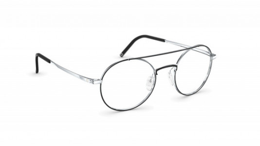 neubau Manu Eyeglasses, 7240 Eclectic silver/black