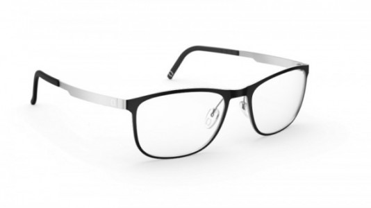 neubau Leo Eyeglasses, 9010 Black ink/silver matte