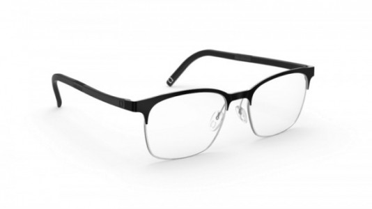 neubau Paul Eyeglasses, 9010 Black ink/silver matte