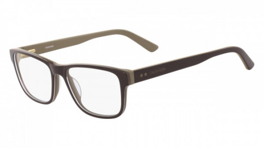 Calvin Klein CK18540 Eyeglasses, (203) DARK BROWN/BEIGE
