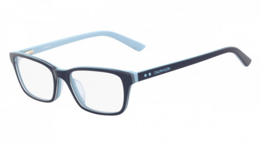 Calvin Klein CK18541 Eyeglasses, (436) TEAL/LIGHT BLUE