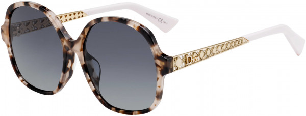 Christian Dior DIORAMA 8F Sunglasses, 00T4 Havana Pink